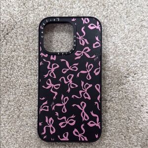 Casetify Black and Pink Phone Case
